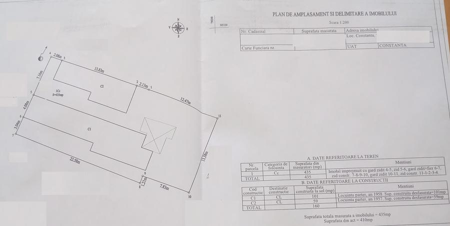 Constanta - Coiciu - teren intravilan 435mp