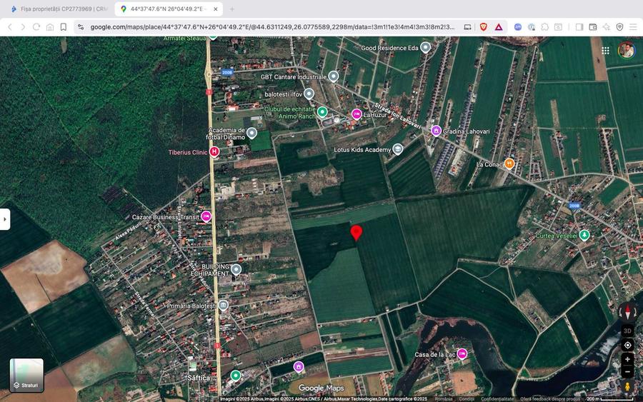 Teren intravilan 18.200 mp Saftica Balotesti