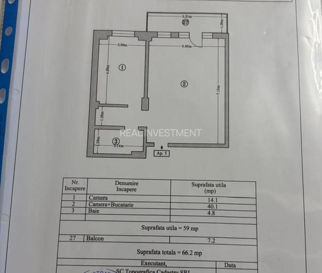 Apartament mobilat si utilat 150 m de plaja