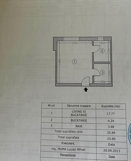 Garsonieră cochetă cu centrală proprie, aproape de metrou