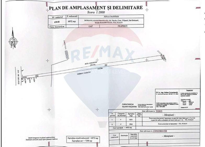Teren intravilan/extravilan, Strada Răsăritului, com. Filipesti - 7