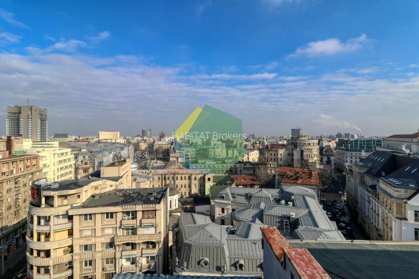 Studio 2 niveluri, terasă 11 mp, vedere spectaculoasă-Calea Victoriei - 22