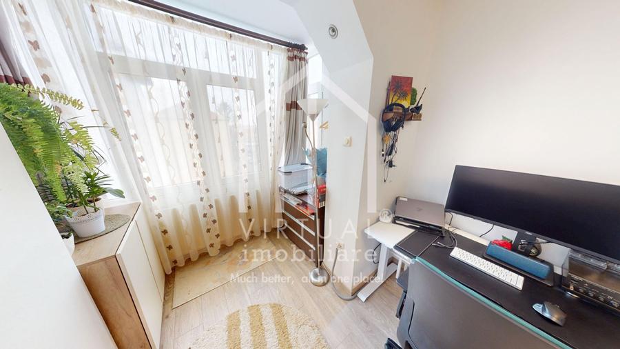 Apartament cu 3 camere, 63mp utili, mobilat si utilat, zona Rahovei