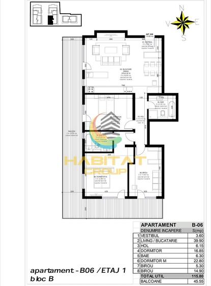 4 camere - Rezidential Finalizat - Jolie Ville Baneasa