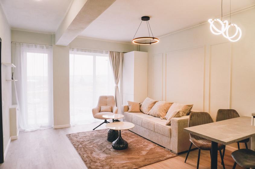 Apartament nou, finisat în tonuri reci și elegante | 46 mp | Mobilat complet