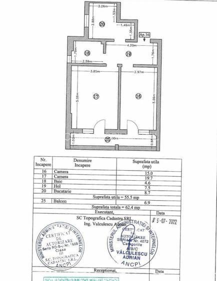 Apartament 2 camere de vanzare Kamsas - 12