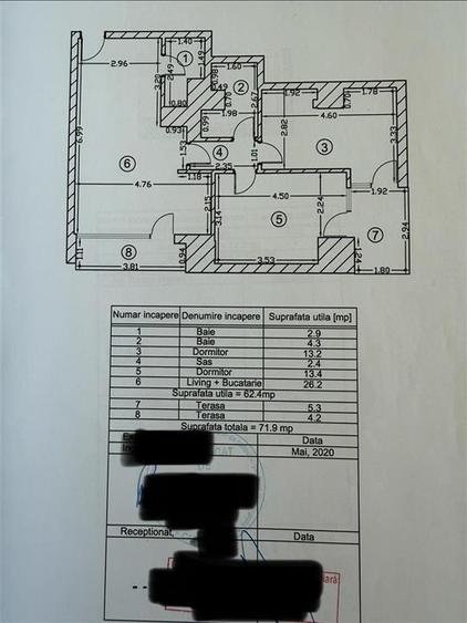 Apartament 3 Camere | Langa One Lake District | Bloc 2020 | Sector 2