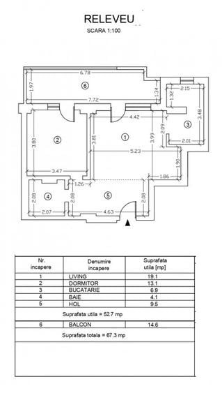 Tomis III , spatii IDEAL BIROURI, 58 - 75 mp. , imobil 2023