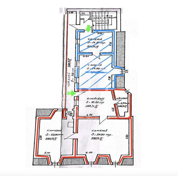 Apartament cu 2 camere, 82mp utili+balcon 9mp, etaj 1, Ultracentral - 1