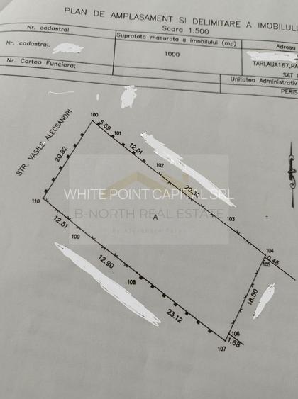 Teren 1.000 mp Periș, toate utilitățile, vedere superbă catre Lac - 1