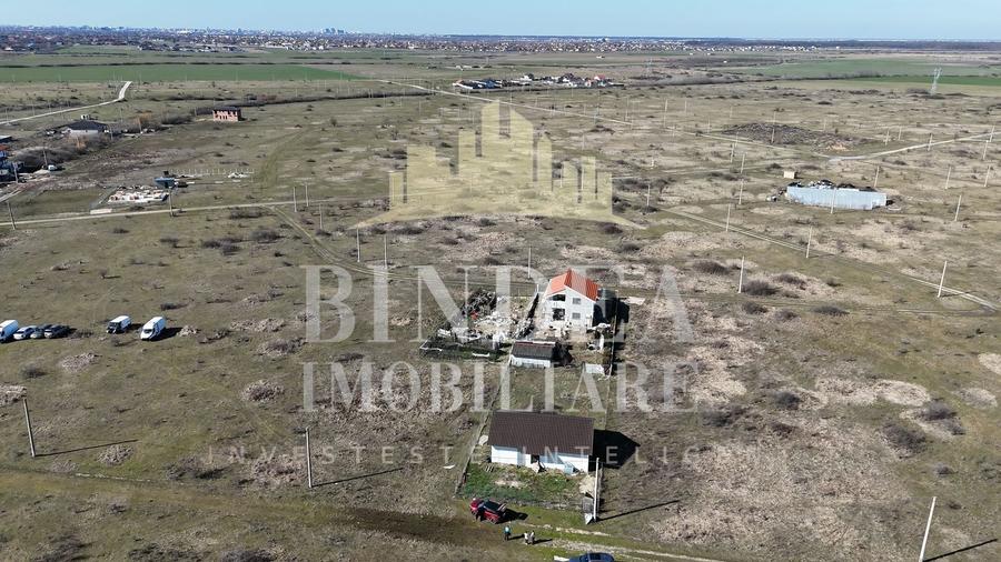Teren intravilan Mosnita Noua 627mp+ constructie cadru metalic