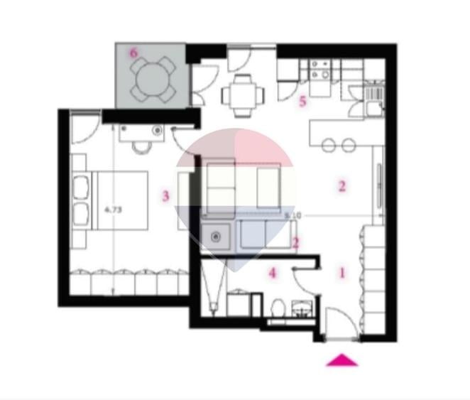 Vanzare | Apartament 2 camere | Nou | Pipera