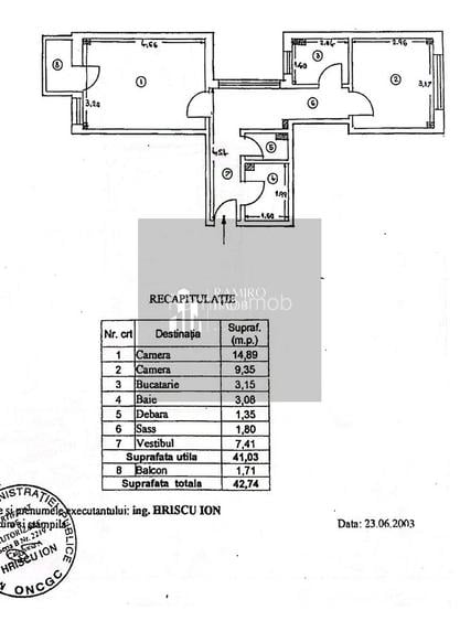 Apartament 2 camere Constantin Brancoveanu / Huedin / Centrala Proprie - 11