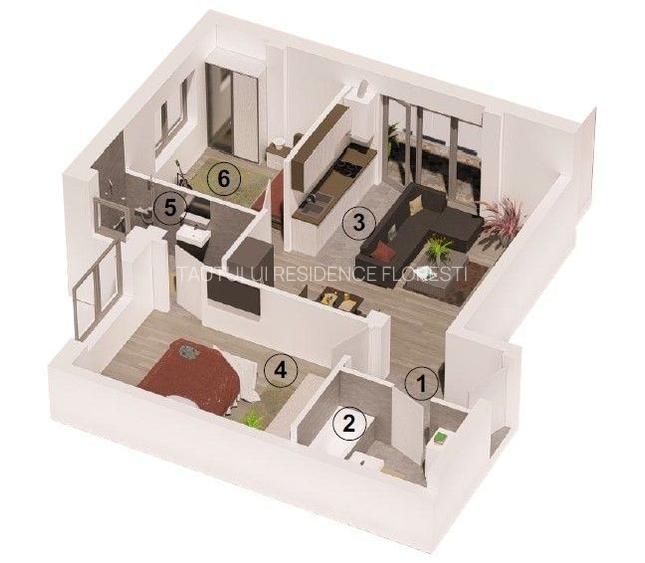 Ap 11 C5 Tautului Residence Park Parcul Poligonului Zona Sub cetate T - 5