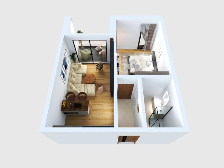 APARTAMENT 1 CAMERA, 40MP, ZONA LIDL CETATE ALBA IULIA