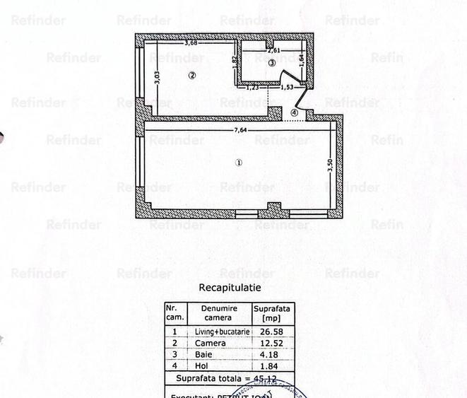 Apartament 2 camere + curte 100 mp + parcare - Titan - Pallady