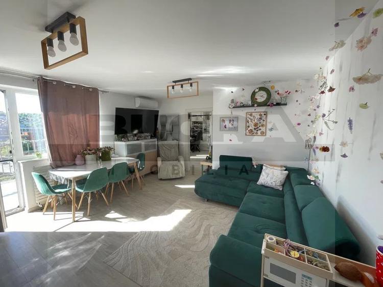 Apartament 3 camere, 67mp, 2 bai, terasa, zona Corneliu Coposu