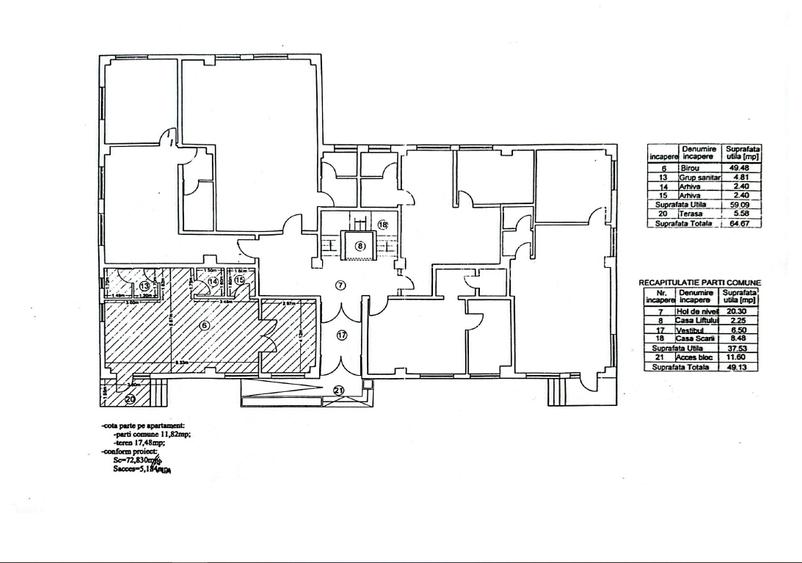 Spatiu servicii - birouri - central