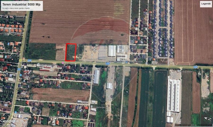 Teren 5.000mp Balotesti cu autorizatie hala