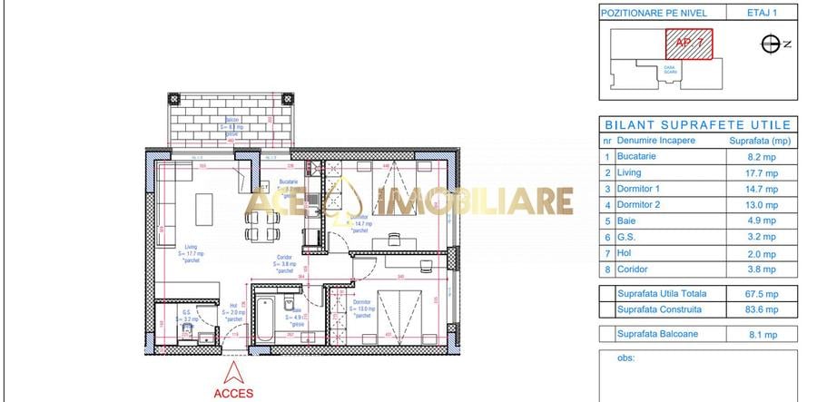 3 Camere de vanzare | Calea Calarasilor | Metrou | Centrala | Parcare - 7