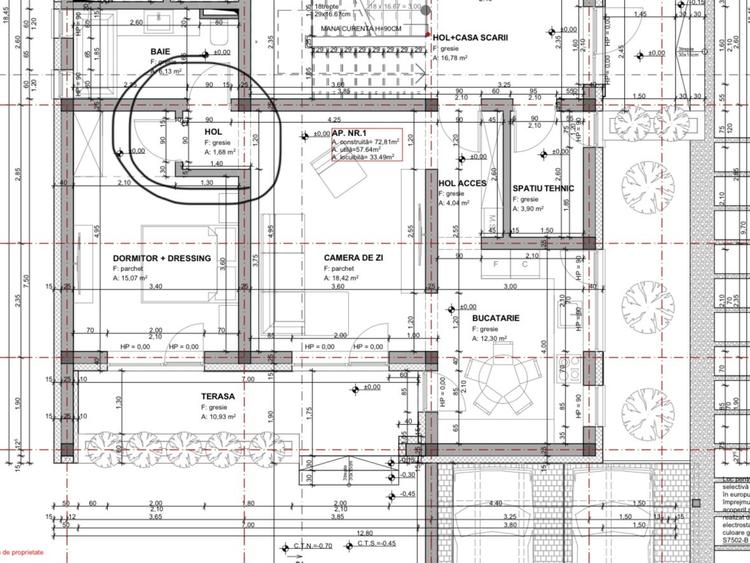 APARTAMENT CU 2 CAMERE, GRADINA 50 MP, COMISION 0%