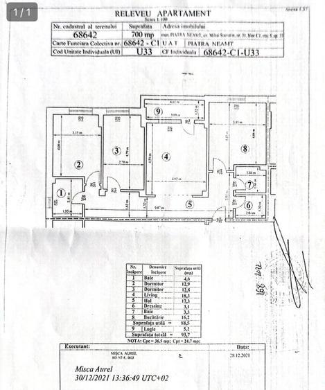 Apartament in bloc nou