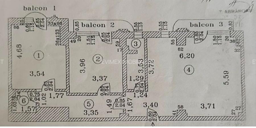 Decebal vanzare apartament 3 cam dec - 2