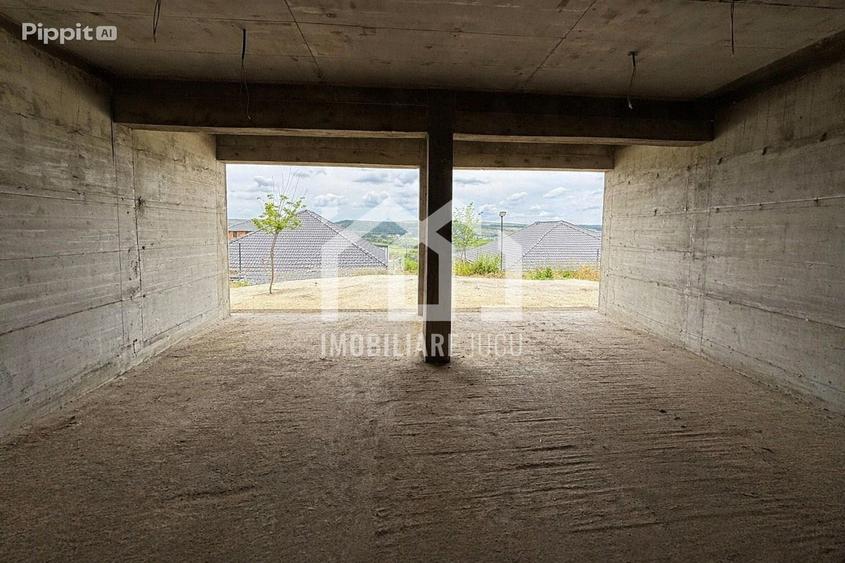 Casă panoramică în Jucu de Sus | Pădure la 200 m, vedere spre Cluj