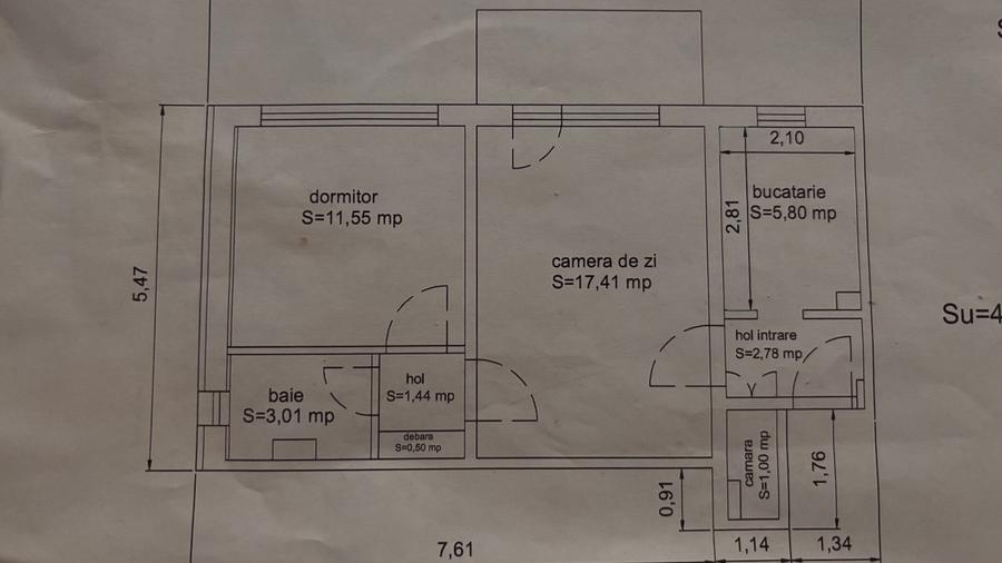 Apartament luminos 2 camere, vedere panoramică –Cartierul Simeria, Vasile Goldiș