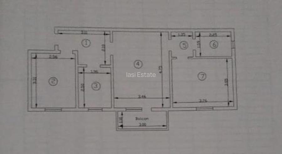 Apartament 3 camere in zona cartier Pacurari - 2