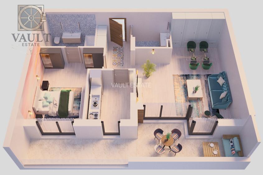 2 CAMERE • 2 BAI • 72 MP • TERASA 18 MP • JANDARMERIEI - 17