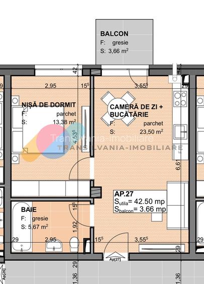 Apartament 42 mp, Estimo Park Residence, Apahida - 9