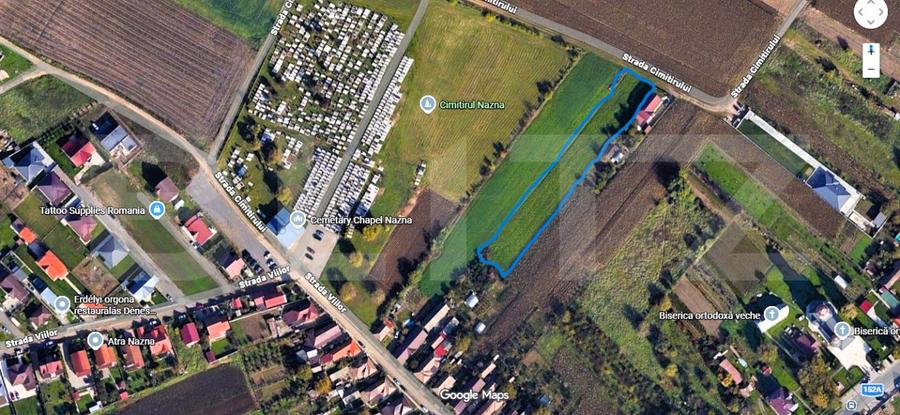 Teren intravilan 2.512 mp (25 ari) în Nazna – ideal pentru construcție