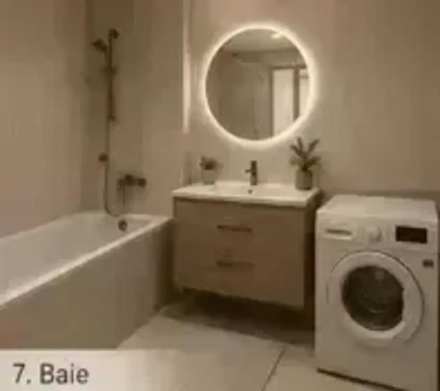 Apartament 3 camere, 2 bai, 2 balcoane, zona Rond Piata Alba Iulia