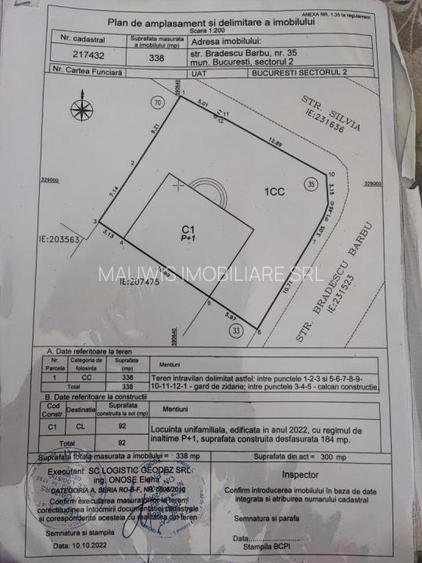 Vand Vila P 1 Barbu Bradescu nr 35 sector 2 - 26