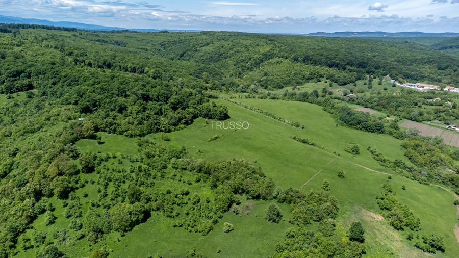 Teren 500 mp în Bradu, Sibiu – 7500 € – Zonă liniștită, priveliște munte - 4