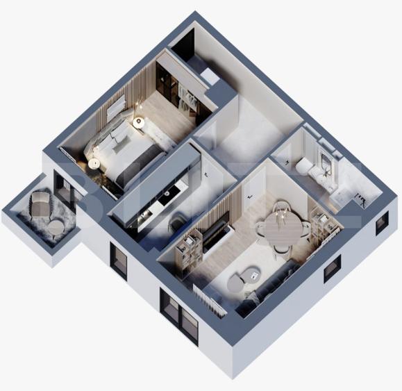 Apartament MODERN 2 camere intr un Complex Rezidential NOU la un SUPER PRET !!