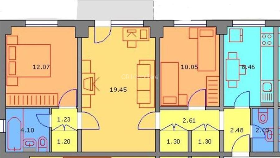Apartament de 3 camere Titan Liviu Rebreanu bloc 1984 - 4