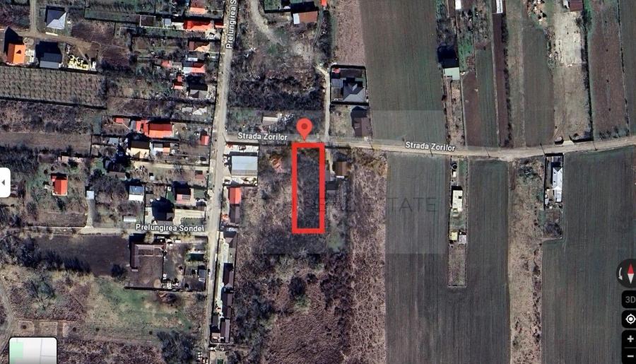 Teren 1.600 mp în Periș, lângă Profi, deschidere 20 ml
