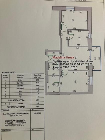 Proprietar ap 3 camere mobilat utilat Novum 56 Gorjului Lujerului Militari