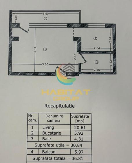 Brancoveanu Drumul Gazarului vanzare garsoniera 37mp mobilat