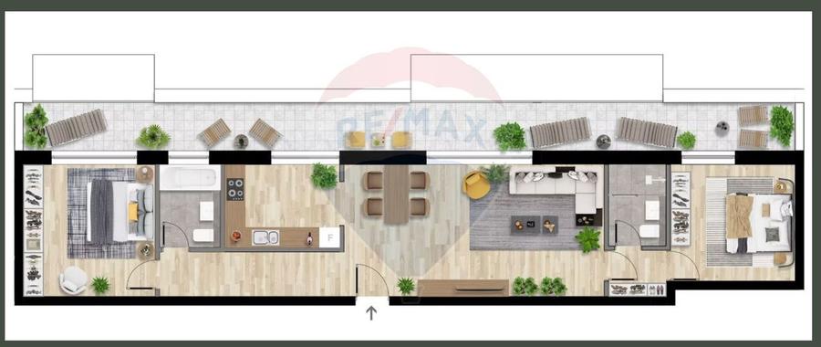 Apartament 3 camere, zona Între Lacuri