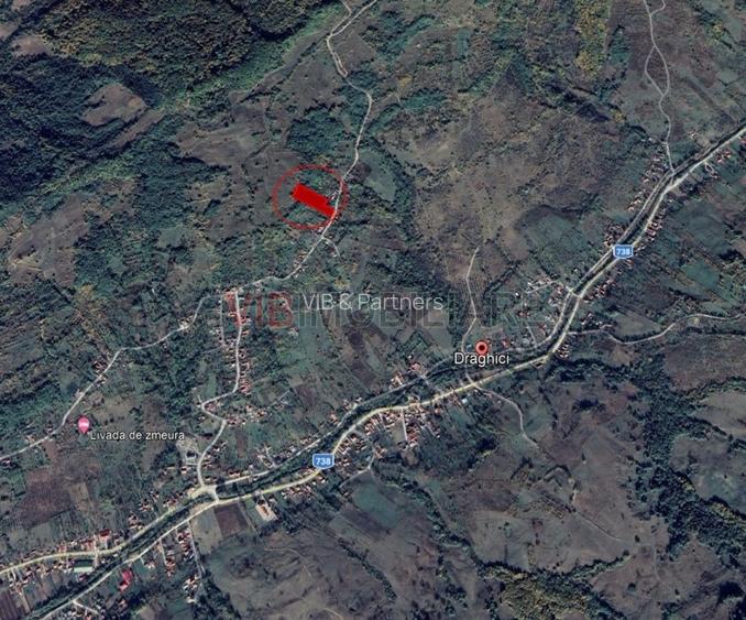 Mihaesti - Sat Draghici, teren intravilan, 7.280 mp