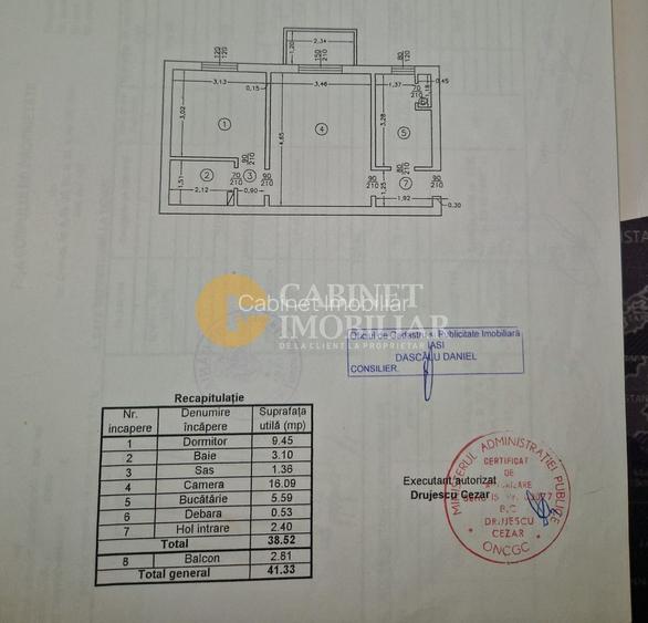 2 Camere-Renovat-Mobilat si Utilat-Zona Alexandru cel Bun - 10