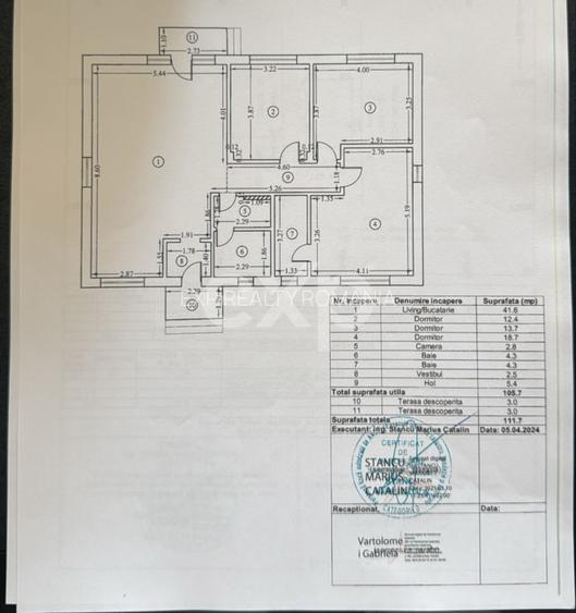 Casă individuală pe parter | 4 camere | 106 mp utili | Teren 300 mp | Tunari - 13