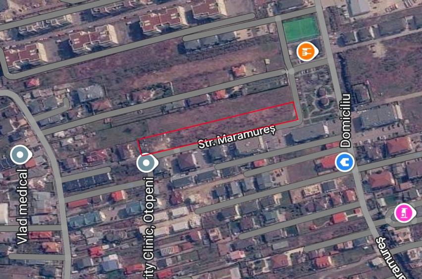Oportunitate teren Otopeni, 4250mp, dubla deschidere, langa Parcul Unirii