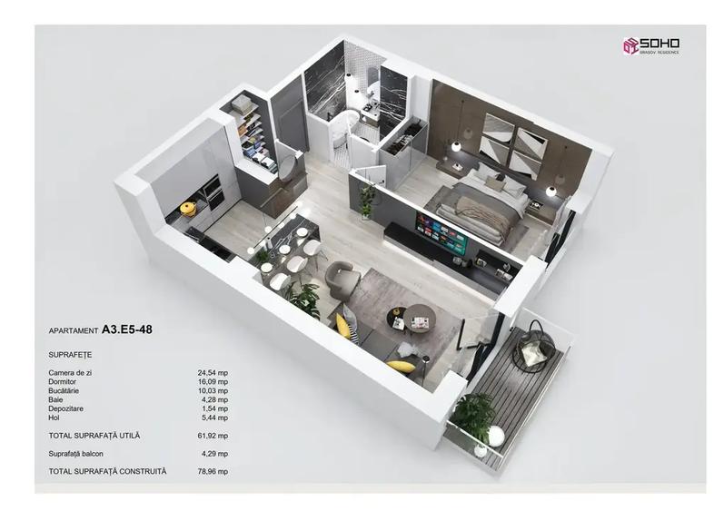 Apartament 2 camere