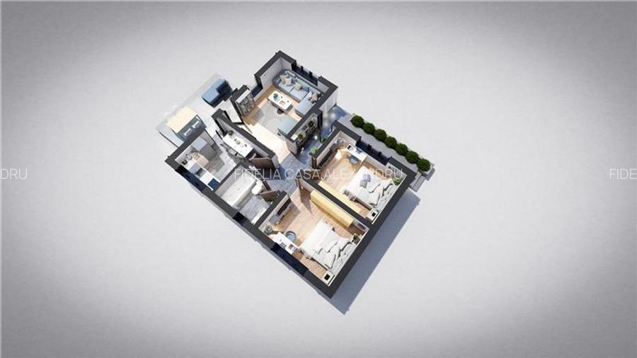 Casa cu 3 camere, 400mp, de vanzare in Miroslava-Ciurbesti - 19