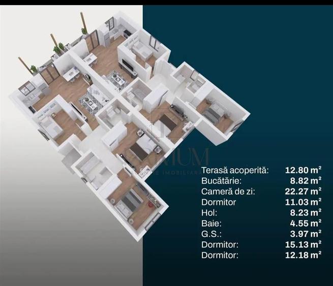 Duplex pe plan - 4 camere - toate utilitatile