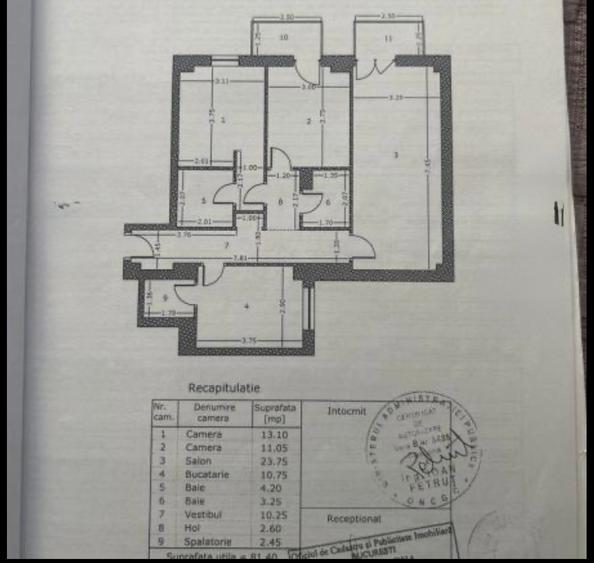 Vânzare apartament 3 camere cu parcare subterana Hercesa/ Costin Georgian